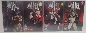 HOT!! Lady Hell 1A, 2-4C Covers Complete Dynamite Chaos Set - Picture 1 of 5