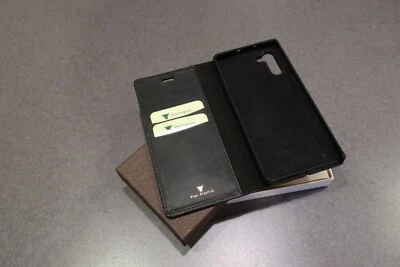 Piel Frama 829 黑色 FramaSlimCards 皮革保护壳 适用于三星 Galaxy Note 10 #156 — 第 1/4 张图片