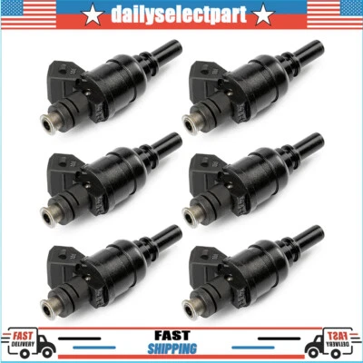 Inyectores de combustible 6 piezas para BMW 525i 325xi 328i Z4 X3 1998-05 2,2 L 2,5 L 2,8 L 1427240 Foto 1 de 4