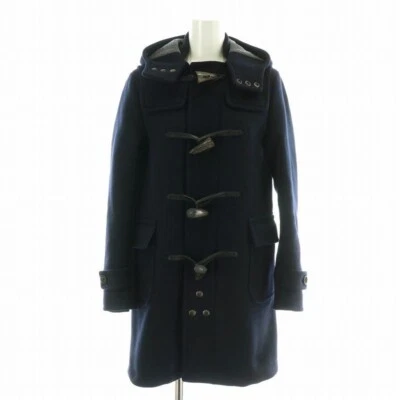 SCYE BASICS Duffle Coat hooded pocket color Navy size 36 S fashion outer women - Image 1 of 4