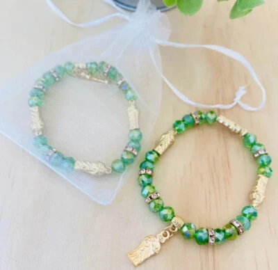 12  Baptism Favor Recuerdos De Bautizo San Judas  St Jude Bracelets FREE BAGS - Image 1 of 4