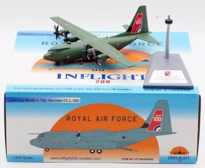 LOCKHEED MARTIN C-130J HERCULES C5 RAF REG:ZH887 - INFLIGHT200 IF130UK0420 1/200 - Image 1 of 4