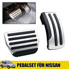 Alu Stainless Steel Fuel Brake Pedals Cover For Nissan T31 J10 Murano Rogue AT