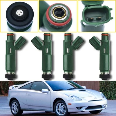4PCS Fuel For 00-04 Injector Toyota 1.8L Corolla Celica Mr2 Spyder 03-06 Matrix - Image 1 of 4