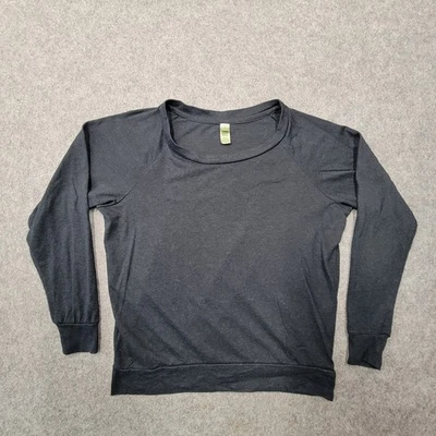 Top tejido negro Alternative Earth para mujer talla S manga larga Foto 1 de 4