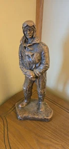 Austin Productions Skulptur Flieger Pilot 1976 - Bild 1 von 16