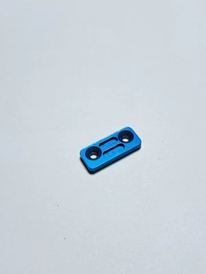 Vintage RC Trinity Team Losi XX XXT Transmission Brace Aluminum Blue TK3003  - Image 1 of 4