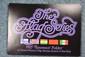 1985 Flags Souvenir Folder With Stamps MNH - Picture 1 of 1