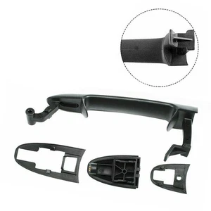 Car Door Handle Car Accessories Left Right Rear Door/sliding Door Plastic Black - Picture 1 of 12