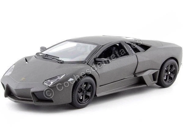 2008 Lamborghini Reventon Gris Mate 1:24 Bburago 21041 - Imagen 1 de 4