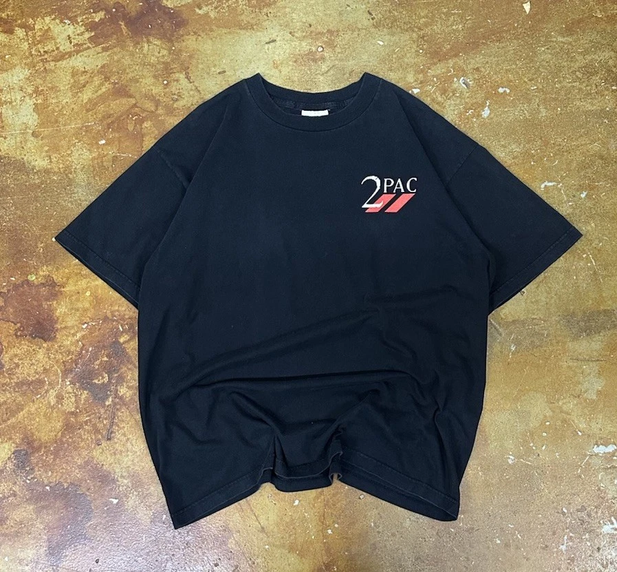Camiseta Tupac Shakur Memorial Años 90 XLarge 2Pac Rap Camiseta Hip Hop 1999 Winterland Foto 1 de 4