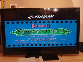 Nintendo NES Konsole Mit Castlevania 2 Und A Boy And His Blob
