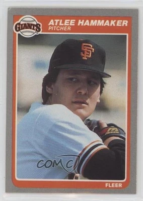 1985 Fleer Atlee Hammaker #608 - Image 1 of 2