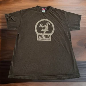 Charlie & The Chocolate Factory Nut Sorting Room Movie Promo Adult T Shirt, L - Picture 1 of 8