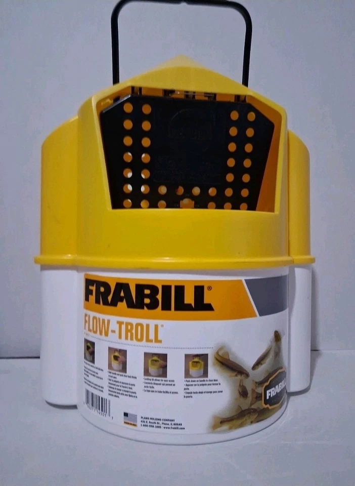 Cubo Minnow Plano Frabill Flow Troll Live Bait Foto 1 de 1