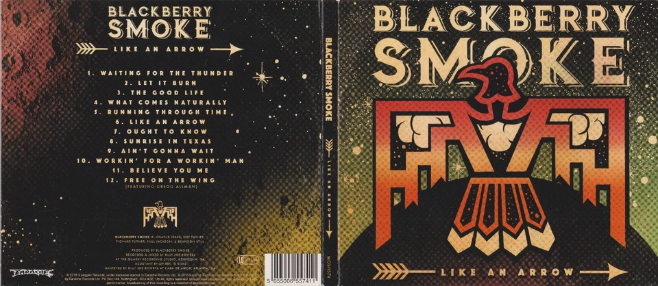 Blackberry Smoke – Like An Arrow CD 2016 Digipak (Earache – MOSH574) - Bild 1 von 3