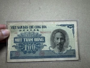100 Dong Blue color Ho Chi Minh North Viet Nam Banknotes 1951 Rare_LDP Shop. - Picture 1 of 2