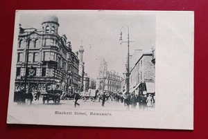 1904 Postcard Of Blackett Street Newcastle Upon Tyne ● Posted - Picture 1 of 2