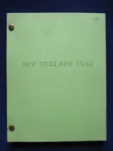 GUIÓN ORIGINAL PARA NUEVA YORK, NUEVA YORK - SCORSESE, DE NIRO, LIZA MINNELLI Película - Imagen 1 de 5