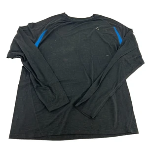Paradox Gray & Blue Merino Wool Blend Activewear Men's Sweatshirt Size XL - Picture 1 of 5