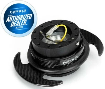 NEW v2 NRG QUICK RELEASE GEN 3.0 BLACK BODY CARBON FIBER PADDLE SRK-650CF-1 - Image 1 of 2