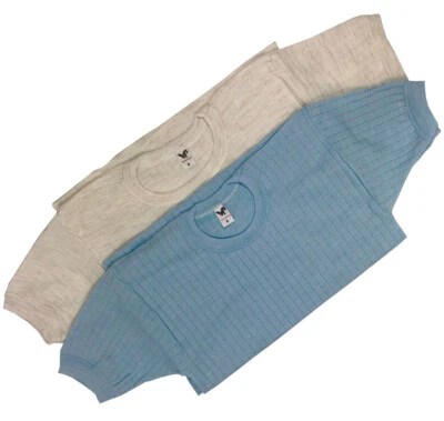 Maglia Uomo Intima Misto Lana Mezza Manica - Immagine 1 di 3