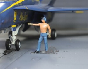 US Navy Deck crew 1:72 Pro Built Model #5