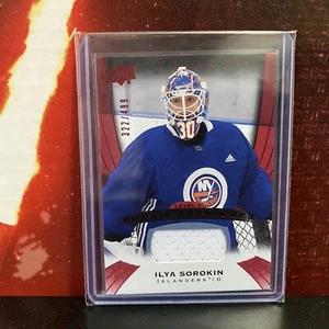 2020-21 Upper Deck Trilogy Rookie Premieres ILYA SOROKIN Relic Limited 322/499 - Picture 1 of 1
