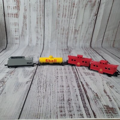 Shell Gas Promo Train Set 1995 Fletcher Barnhardt & White N Scale 4 Piece Set - Image 1 of 4