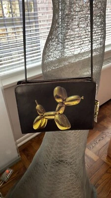 Jeff Koons for H&M Collab Limited Edition Ballon Dog Leather Crossbody Purse - Image 1 of 4