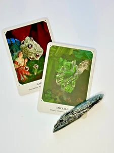 Das Kristallorakel, 44 Karten Deck für Wahrsagerei, Edelstein und Mineral Orakel Karten - Bild 1 von 11