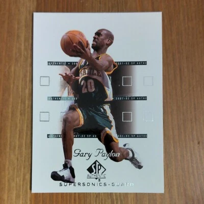 Gary Payton 2001-02 SP Authentic #79 - Image 1 of 2