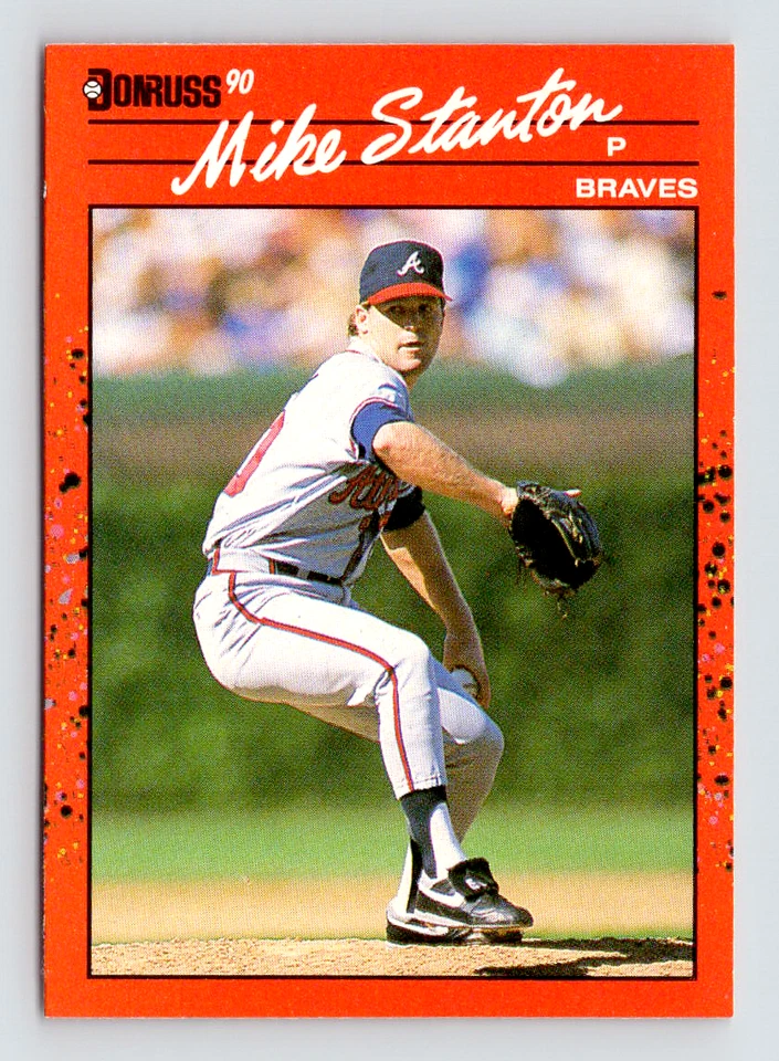 1990 Donruss Card, #508 Mike Stanton, Atlanta Braves Rookie - Image 1 of 3