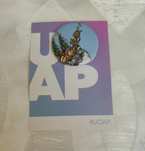 Bottone Grinch universale Orlando UOAP Natale 2021 Merry to the Max da collezione - Foto 1 di 4