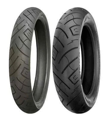 SHINKO 777 HD TIRE SET HARLEY DAVIDSON XL & DYNA 100/90-19 & 150/80-16 - Image 1 of 3
