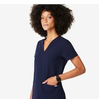 figs flores peplum top