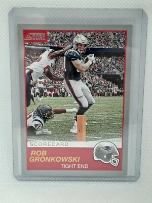 Rob Gronkowski 2019 Score Football - SCORECARD #148 - New England Patriots - Image 1 of 2