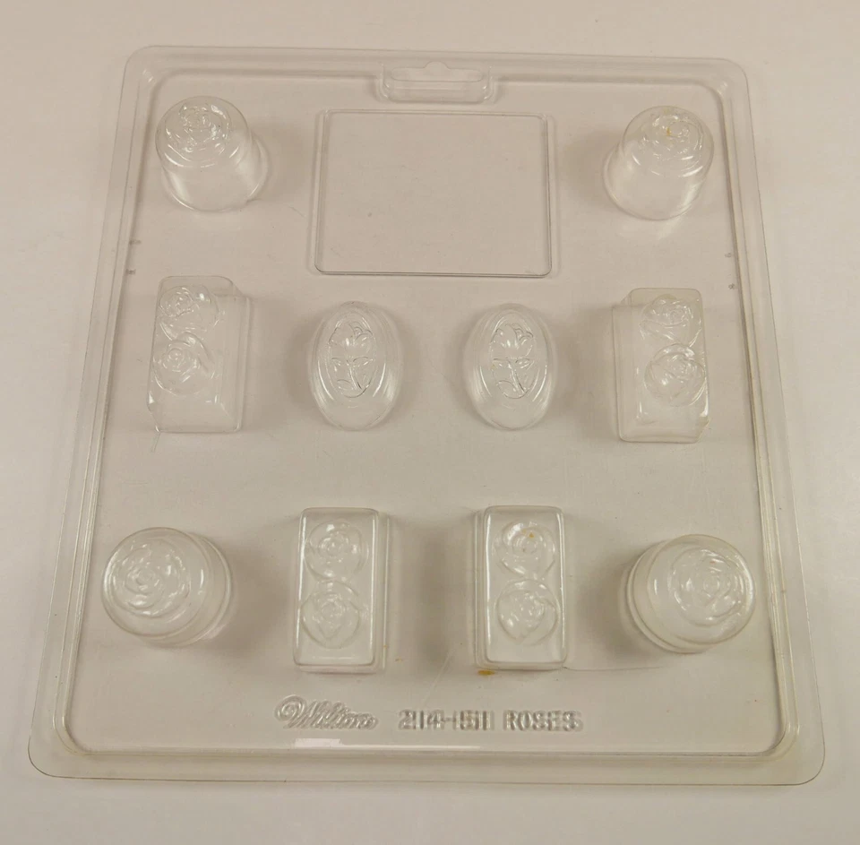 Moldes de caramelo vintage rosas de Wilton 2114-1511 Foto 1 de 1