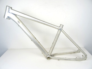 NOS Ridley Ignite Mountain Bike Frame Raw Unfinished Alloy 17" Med Disc FR-09-F6