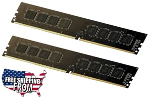 32GB Kit 2x 16GB DDR4 2400MHz PC4-19200 288 pin DESKTOP Memory Non ECC 2400 RAM - Picture 1 of 2
