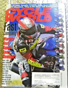 Cycle World Motorcycle Magazine August 2002 Fast Company Best Super Sport Shoot - Picture 1 of 4