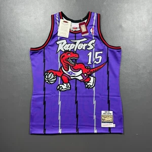 100% Authentic Vince Carter Mitchell Ness 98 99 Raptors Jersey Size 48 XL Mens - Picture 1 of 6