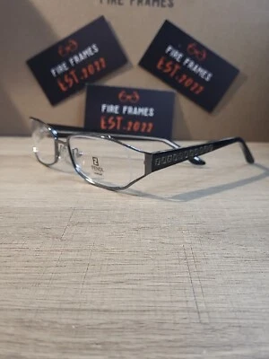 MARCOS DE GAFAS FENDI F 829 033 NEGRO METAL TRANSPARENTE ITALIA 54-18-135 HALLAZGO RARO Foto 1 de 4