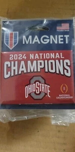 2024-2025 National Champions Ohio State Buckeyes CFP 2.5x3.5 Magnet - Picture 1 of 2