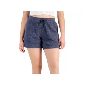 Style & Co Women’s French Terry Shorts Blue Size L NWOT - Picture 1 of 2