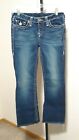 TRUE RELIGION Jeans W102386ED Blue Becky Big T Heritage Bootcut Mid Rise Size 30