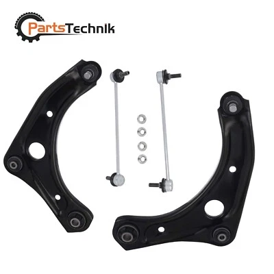 For Nissan Versa 4x Front Lower Control Arm w/Ball Joint Stabilizer Bar Link - Image 1 of 4