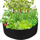 10/30/40/50/100 Gallon with Handles Grow Bag Felt Planting Container  Outdoor
