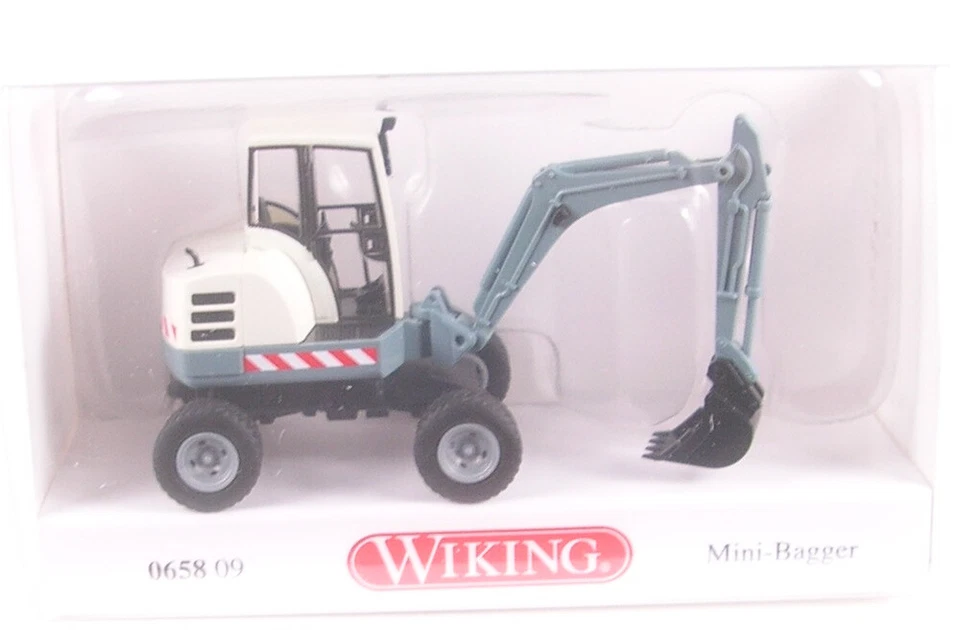 Mini Escavatore (Alpenblau) 1:87 Wiking - Immagine 1 di 1