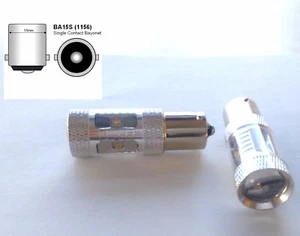 Kit 2 lampadine a 6 cree led iperbianchi con attacco BA15S - Picture 1 of 3